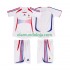 Camisola França Retro Criança Equipamento Segundo 2006 Manga Curta